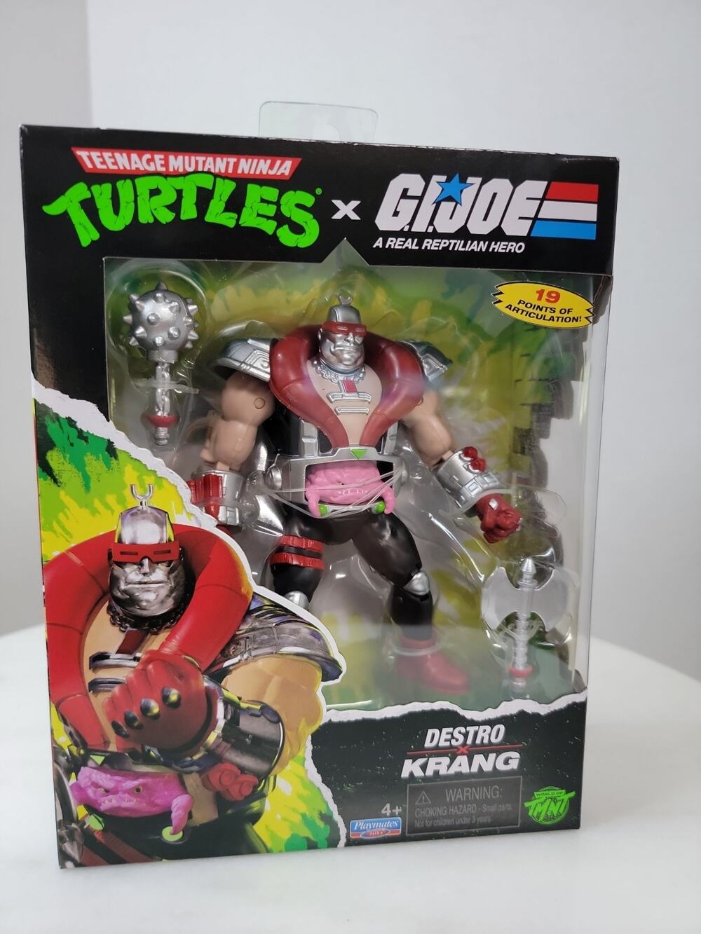 Teenage Mutant Ninja Turtles x G.I. Joe - Destro x Krang Action Figure (TMNT)